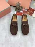Loro Piana Suede Driving Shoes